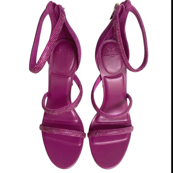 Marc Fisher CARITA ANKLE STRAP HEELED
SANDAL Fuschia 10 - Picture 4 of 11